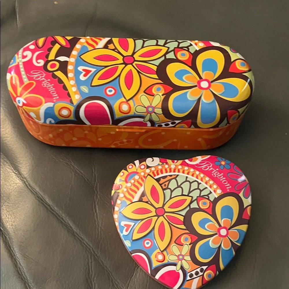 Brighton Colorful Floral Glasses Case Set - Picture 1 of 2